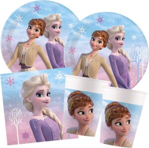 Set de fête Wind Spirit La Reine des Neiges 2, 52 pièces