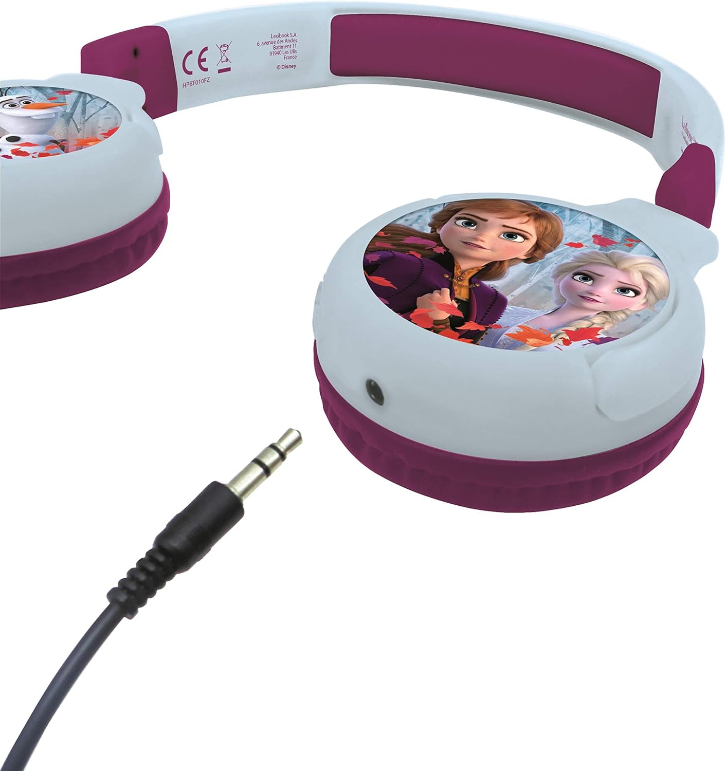 Lexibook Disney La Reine des Neiges casque audio enfant 2-en-1 Bluetooth 5.0 et filaire – Image 2