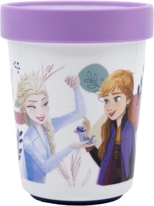 Gobelet premium bicolore antidérapant 260 ml Frozen Trust the Journey