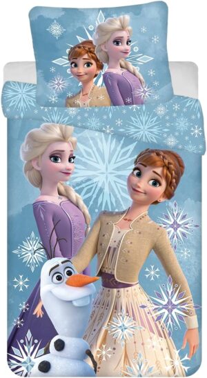 Parure de lit Disney La Reine des Neiges en coton 140 x 200 3