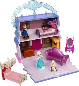 Coffret maison Once Upon a Story La Reine des Neiges avec Elsa, Anna et Olaf