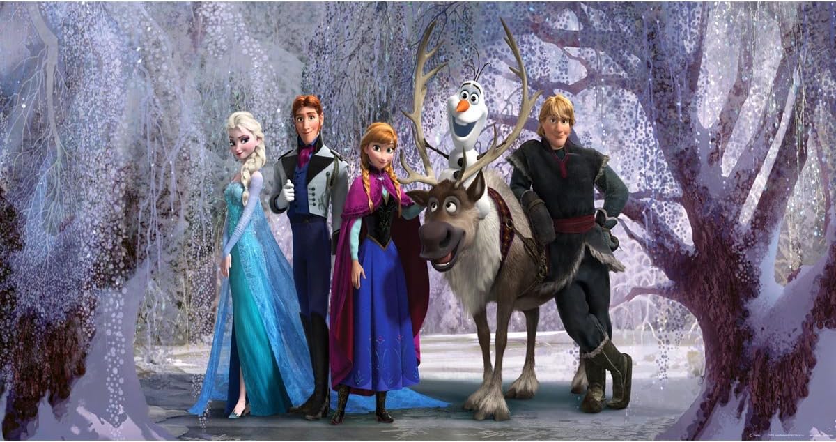 Papier peint horizontal Frozen Reine des Neiges 202x90 cm – Image 2