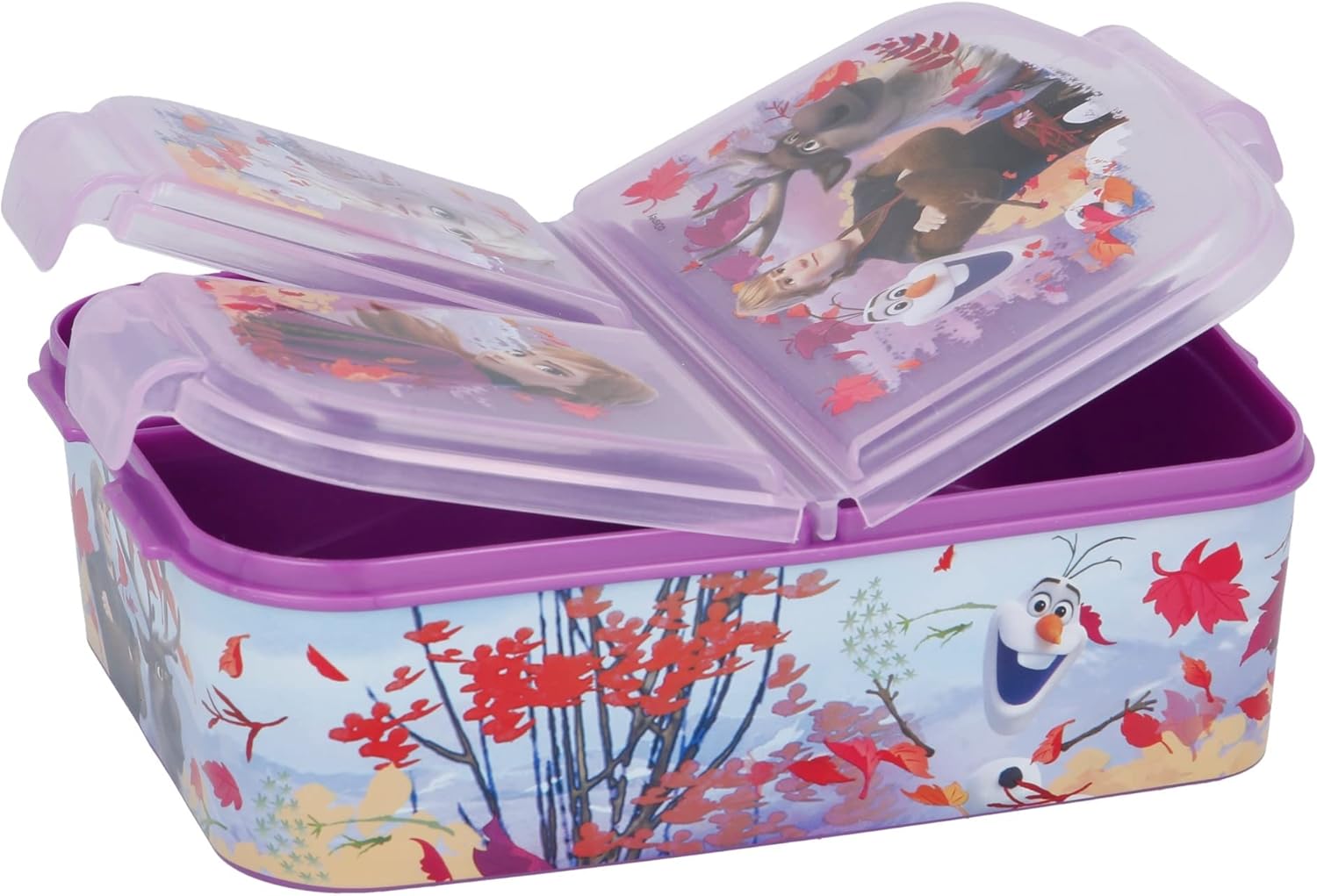 Boîte à déjeuner Disney La Reine des Neiges 2 à trois compartiments – Image 2