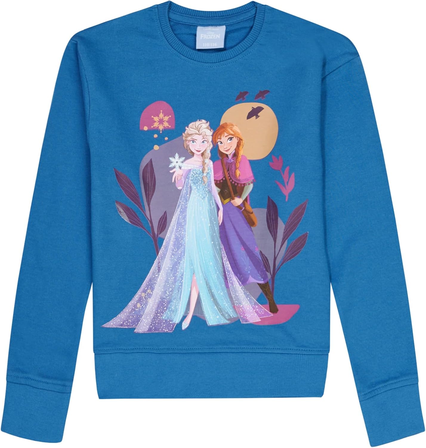 Sweat à capuche bleu Anna & Elsa, La Reine des Neiges 2