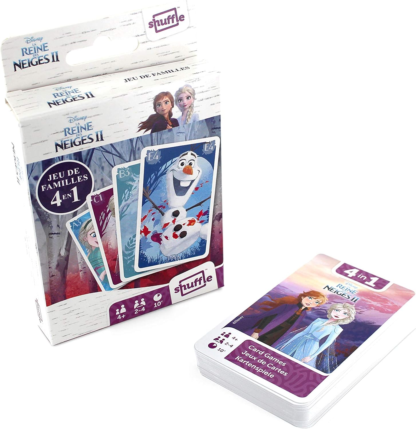 Jeu de 7 familles La Reine des Neiges 2 par Cartamundi – Image 4