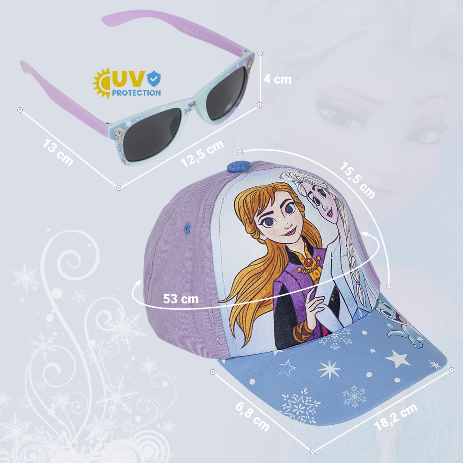Casquette avec lunettes Elsa et Anna La Reine des Neiges – Image 7