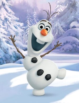 Couverture polaire Disney La Reine des Neiges avec Elsa Anna Olaf 130 x 170 cm