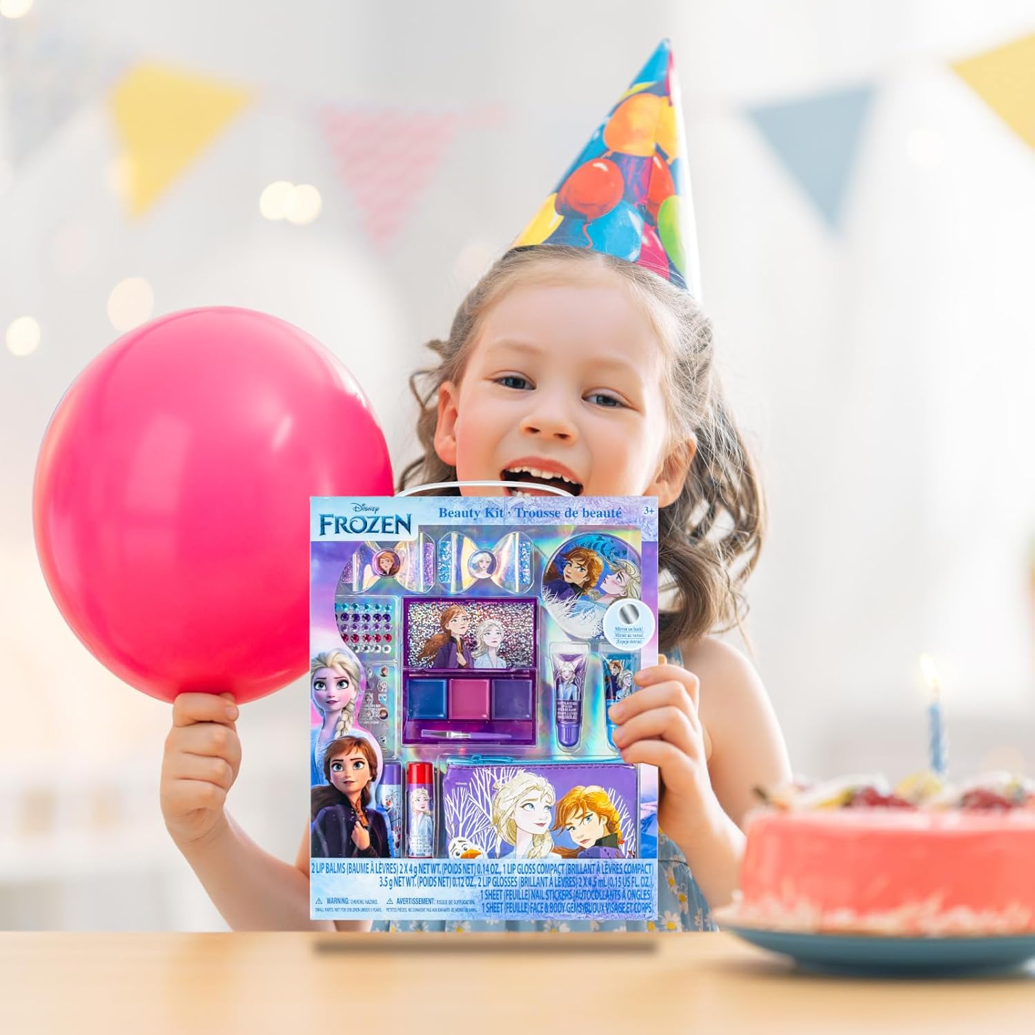 Coffret maquillage Disney Frozen avec miroir, gloss et stickers ongles – Image 7