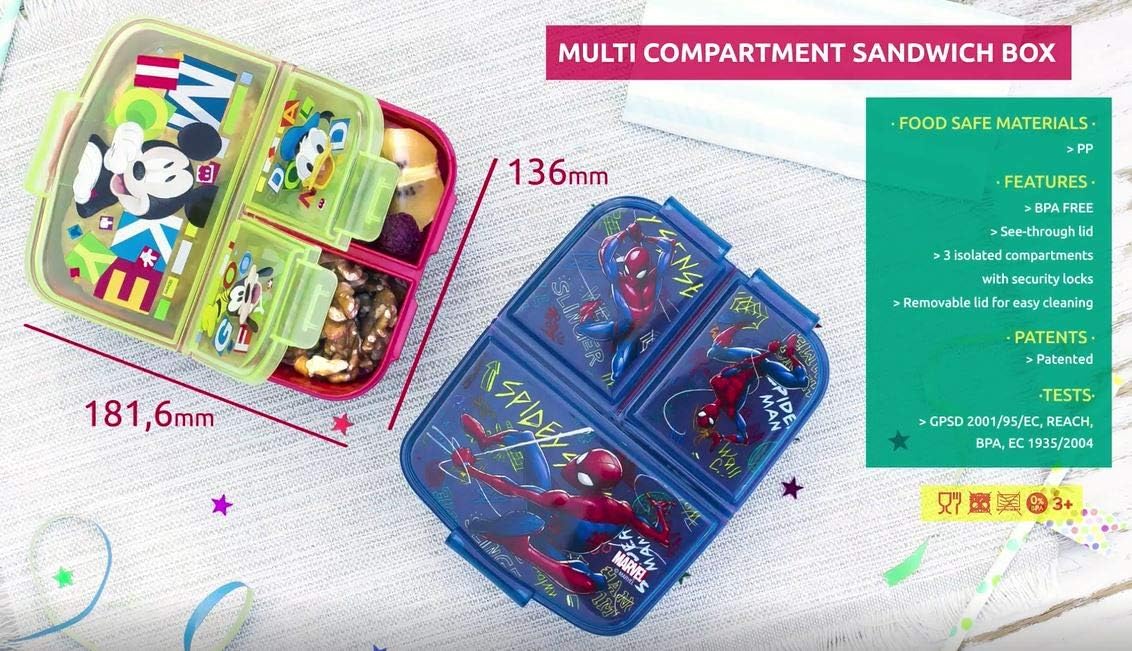 Boîte à déjeuner Disney La Reine des Neiges 2 à trois compartiments – Image 4