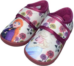 Chaussons ballerines Frozen Anna et Elsa pour fille