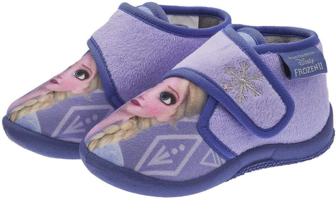 Chaussons Chicco La Reine des Neiges en tissu lilas à monovelcro – Image 2