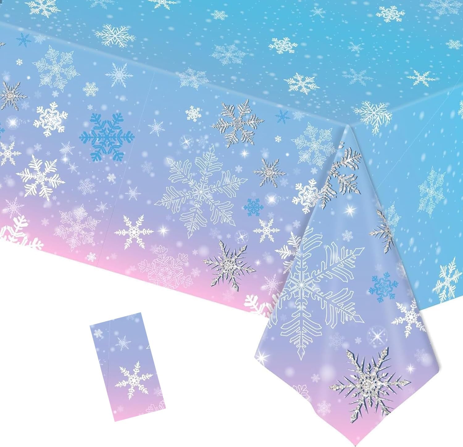 Nappe flocon de neige La Reine des neiges, 1 pièce