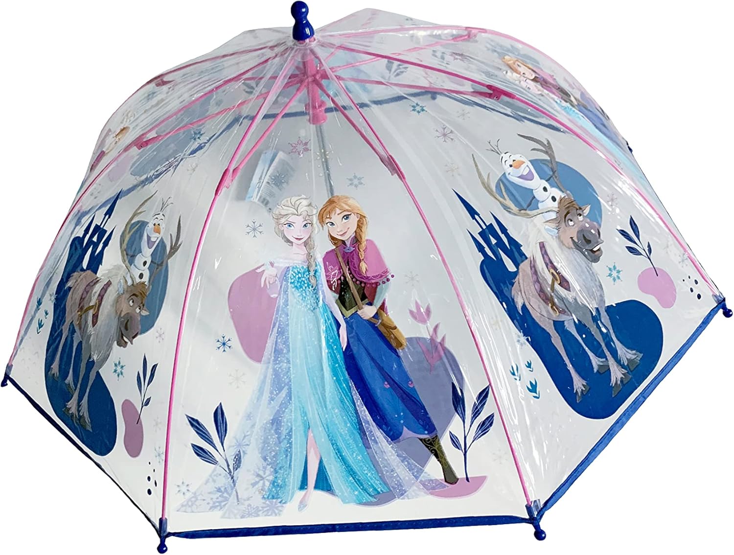 Parapluie bâton manuel Frozen 2 La Reine des Neiges multicolore enfant fille