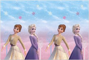 Nappe La Reine des Neiges 2 en plastique facile à nettoyer 120 x 180 cm
