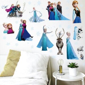 Stickers muraux Disney Frozen Elsa pour salon et chambre