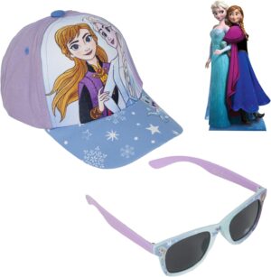 Kit bébé La Reine des Neiges avec casquette réglable et lunettes catégorie 3