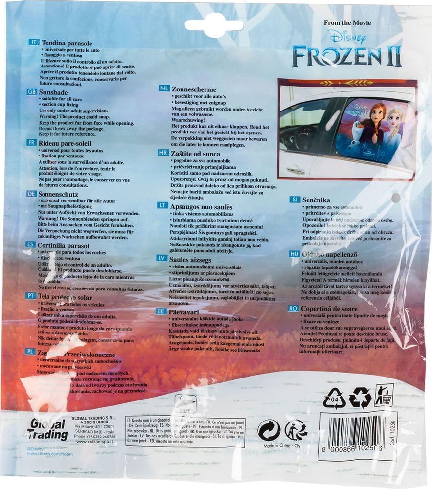 Pare-soleil latéral pliable La Reine des neiges Anna et Elsa 60 x 40 cm – Image 7