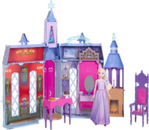 Château d’Arendelle Disney La Reine des Neiges 2 avec Elsa et 15 accessoires