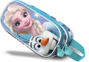 Trousse Disney 3D double La Reine des Neiges, 8 x 22 x 10 cm