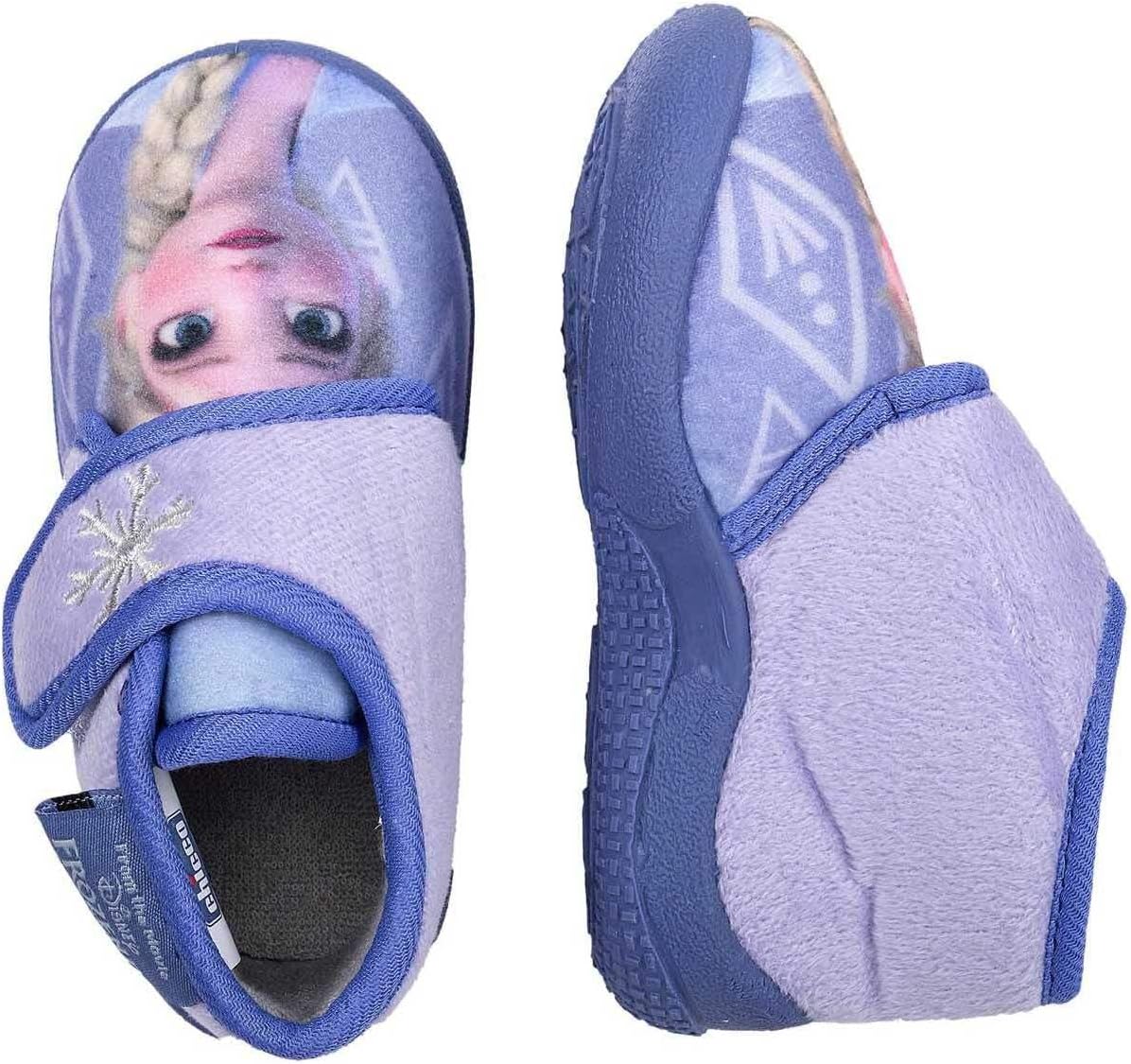 Chaussons Chicco La Reine des Neiges en tissu lilas à monovelcro – Image 3