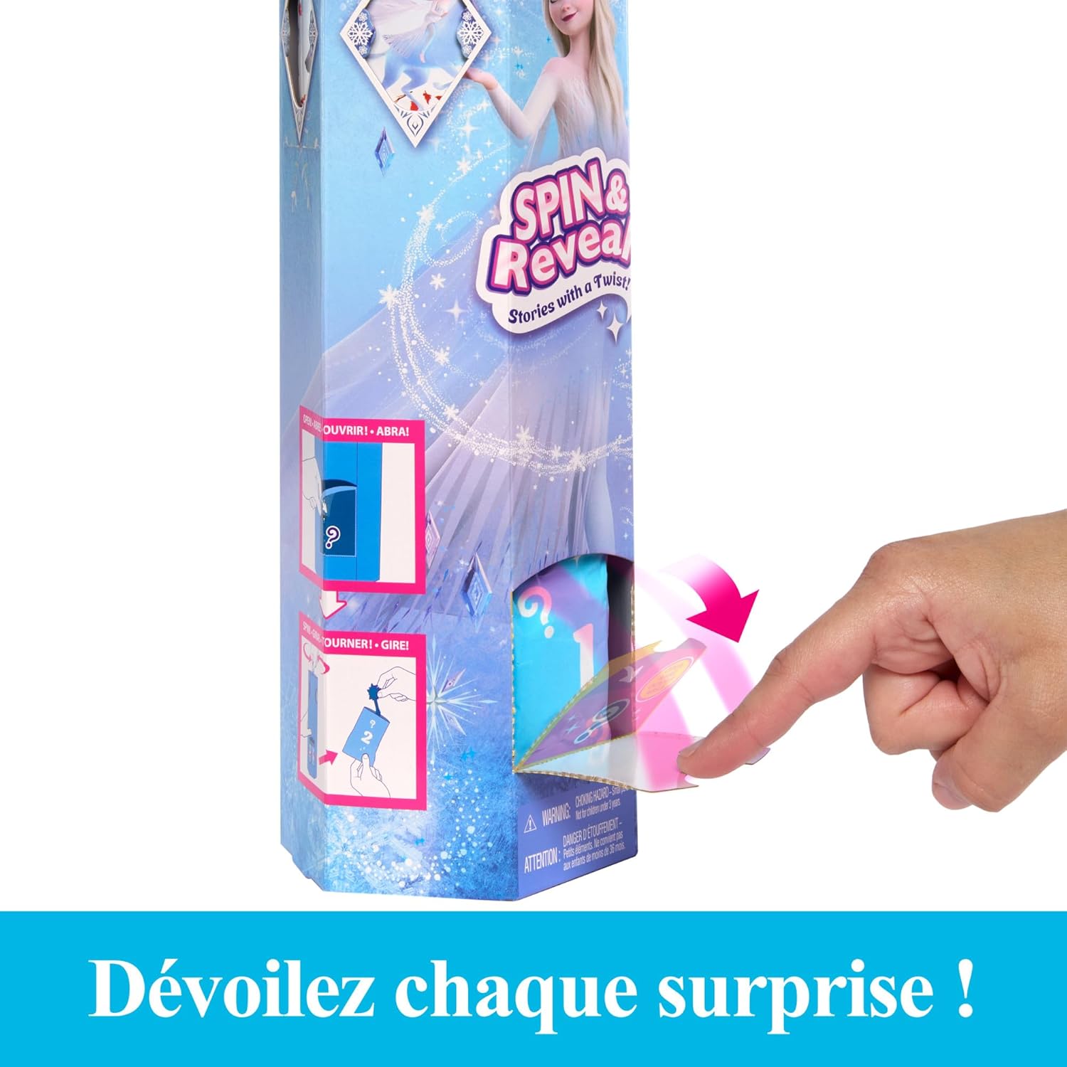 Poupée Surprise Elsa Disney La Reine des Neiges avec 11 surprises et scène de jeu – Image 5