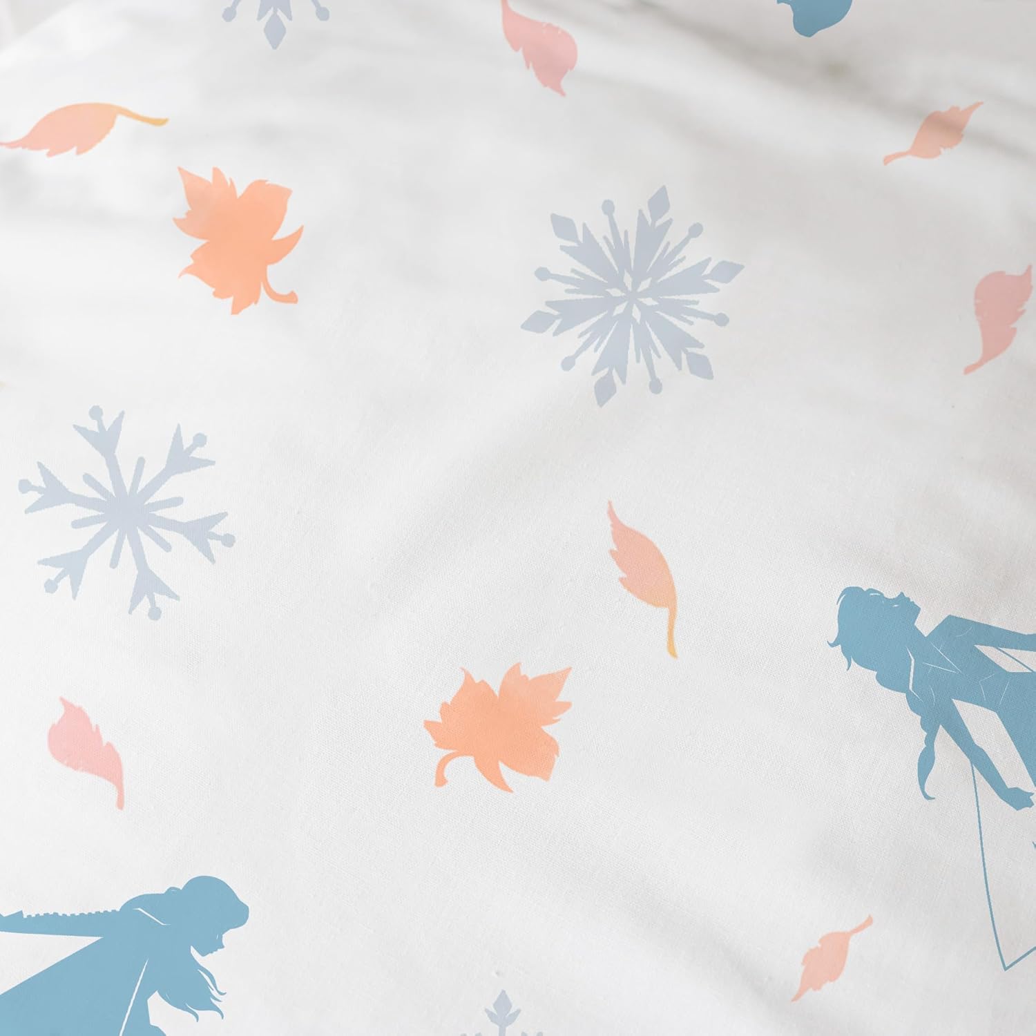 Parure de lit Disney La Reine des Neiges 2 Elsa et Anna bleu 140x200+63x63cm – Image 4