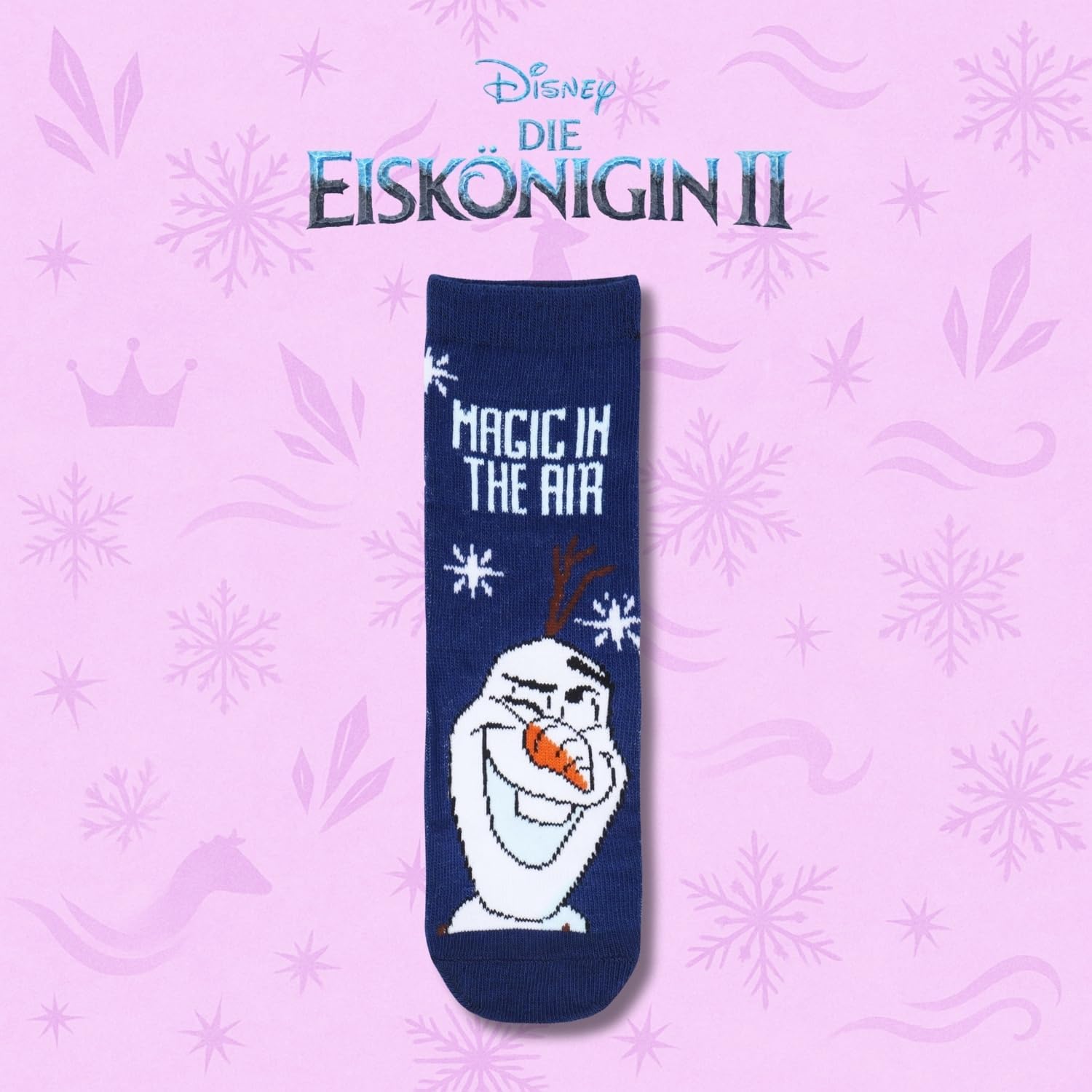 Lot de 6 paires de chaussettes Disney La Reine des Neiges Anna et Elsa pour fille – Image 5