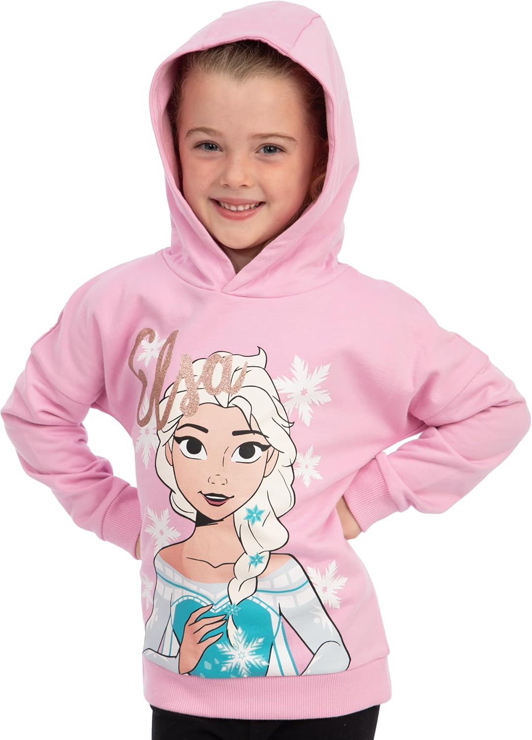 Sweat à capuche enfant Elsa Frozen Disney pour fille – Image 3