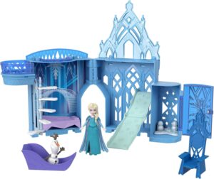 Palais de glace d’Elsa Disney La Reine des Neiges avec 8 éléments de jeu