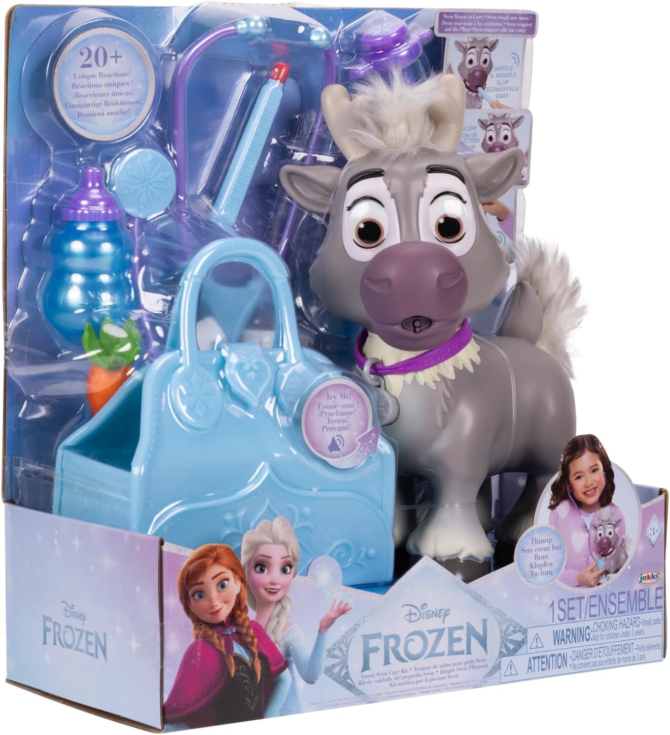 Kit de soin Sven avec brosse et spray Disney Frozen dès 3 ans – Image 8