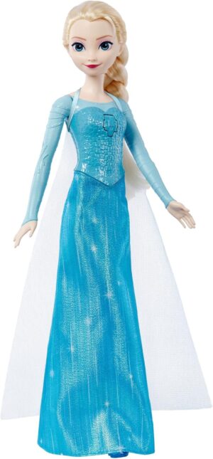 Poupée chantante Elsa Disney La Reine des Neiges avec tenue emblématique et chanson « Libérée, délivrée » JDL58