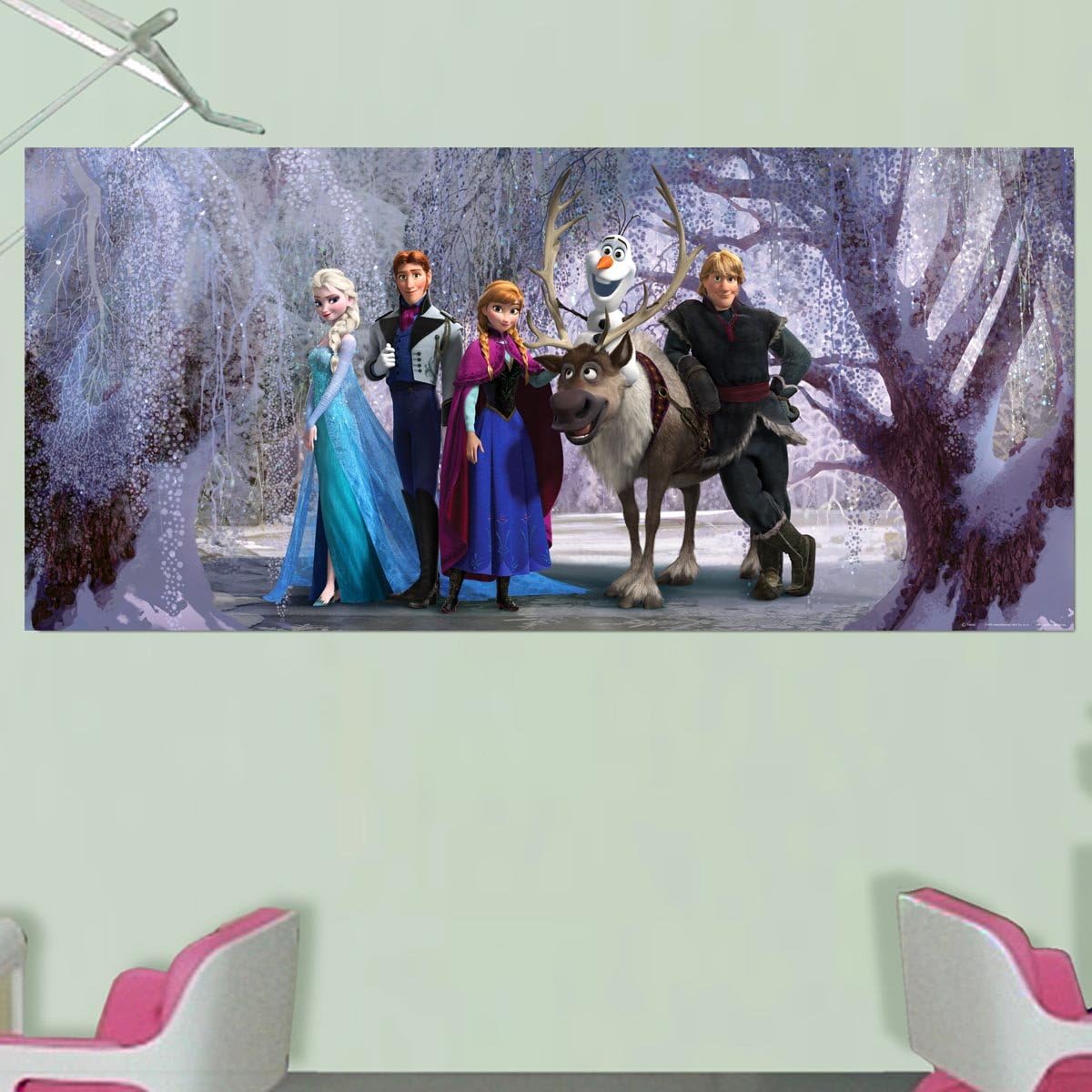 Papier peint horizontal Frozen Reine des Neiges 202x90 cm
