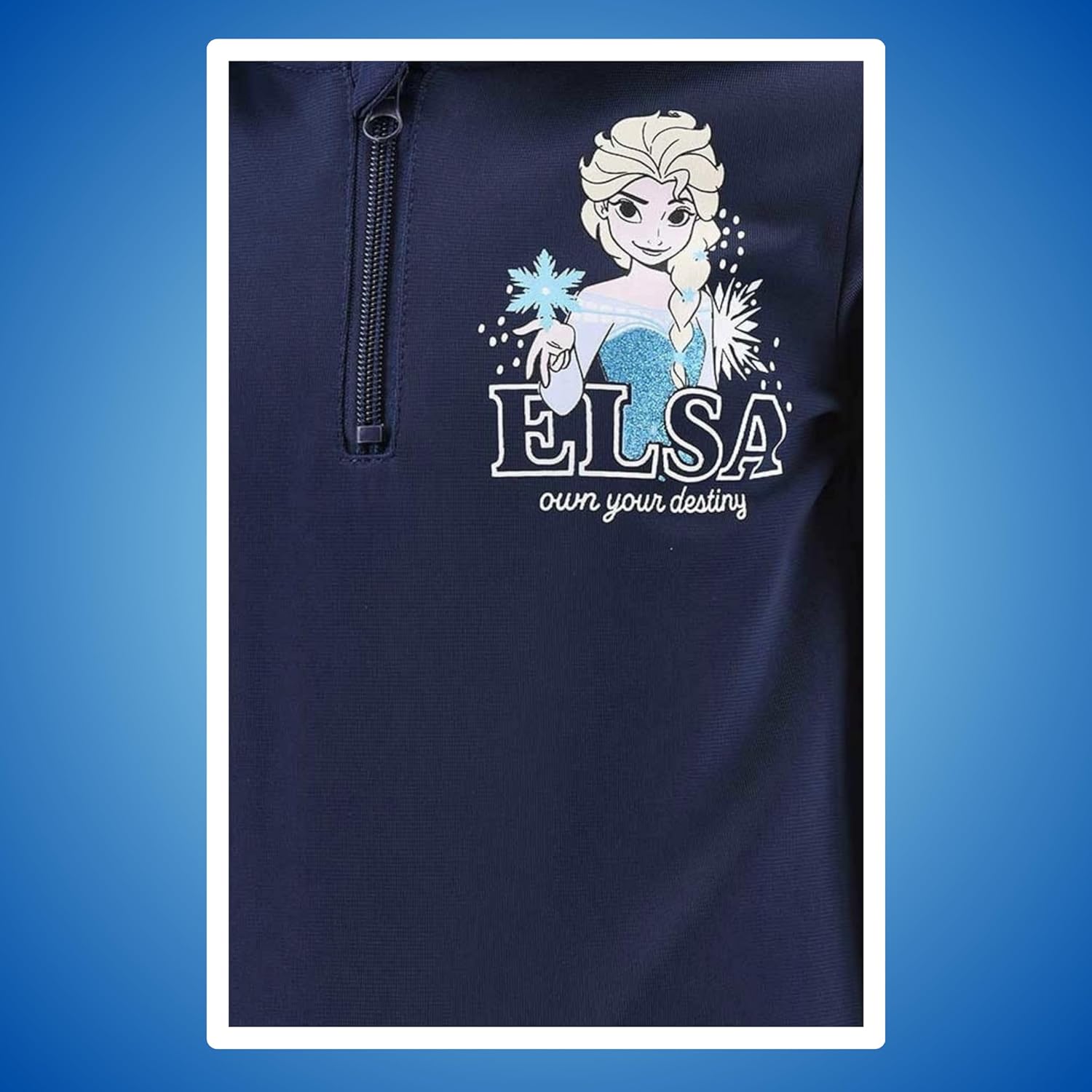 Survêtement Elsa bleu 2 pièces pour fille La Reine des Neiges – Image 4
