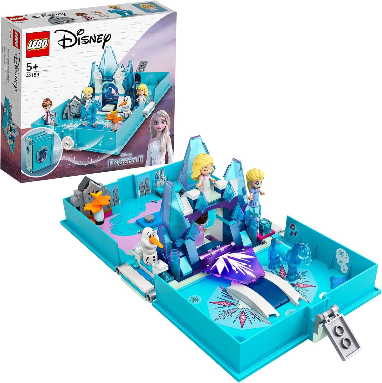 LEGO Disney Frozen 2 Livre de contes portable Elsa et Nokk 43189