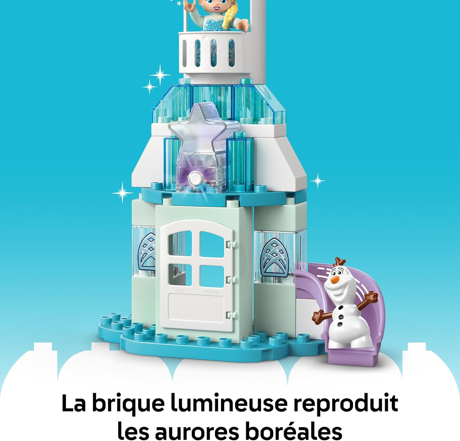 Château de glace LEGO DUPLO Disney La Reine des Neiges avec Anna, Elsa, Olaf et Bébé Sven 10455 – Image 5