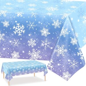 Nappe Reine des Neiges en plastique jetable PE, 137 x 274 cm