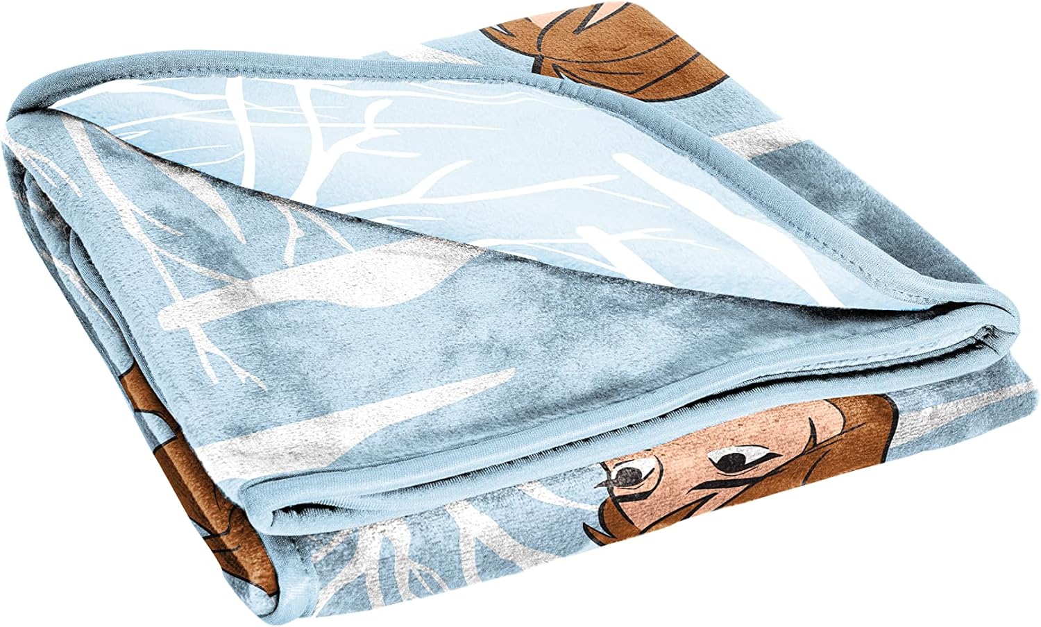 Plaid polaire La Reine des Neiges Les Soeurs Ensemble 130x150 en 100% microfibre – Image 3