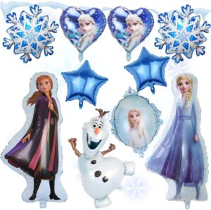 Ballons Frozen Reine des Neiges avec Elsa, 10 pièces