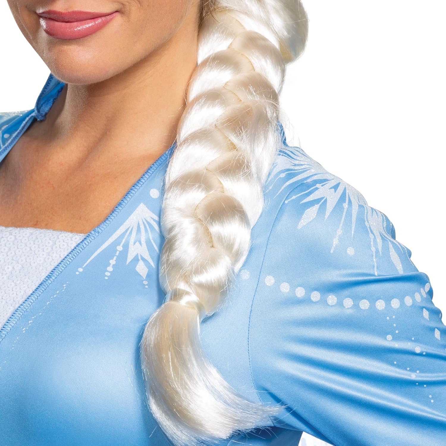 Perruque blonde Elsa Disney Frozen 2 femme taille unique – Image 3