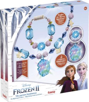 Parure lumineuse Reine des Neiges 2 avec bracelet et charms - Lansay