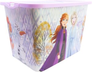 Boîte de rangement 23 litres à clic Stor, La Reine des Neiges