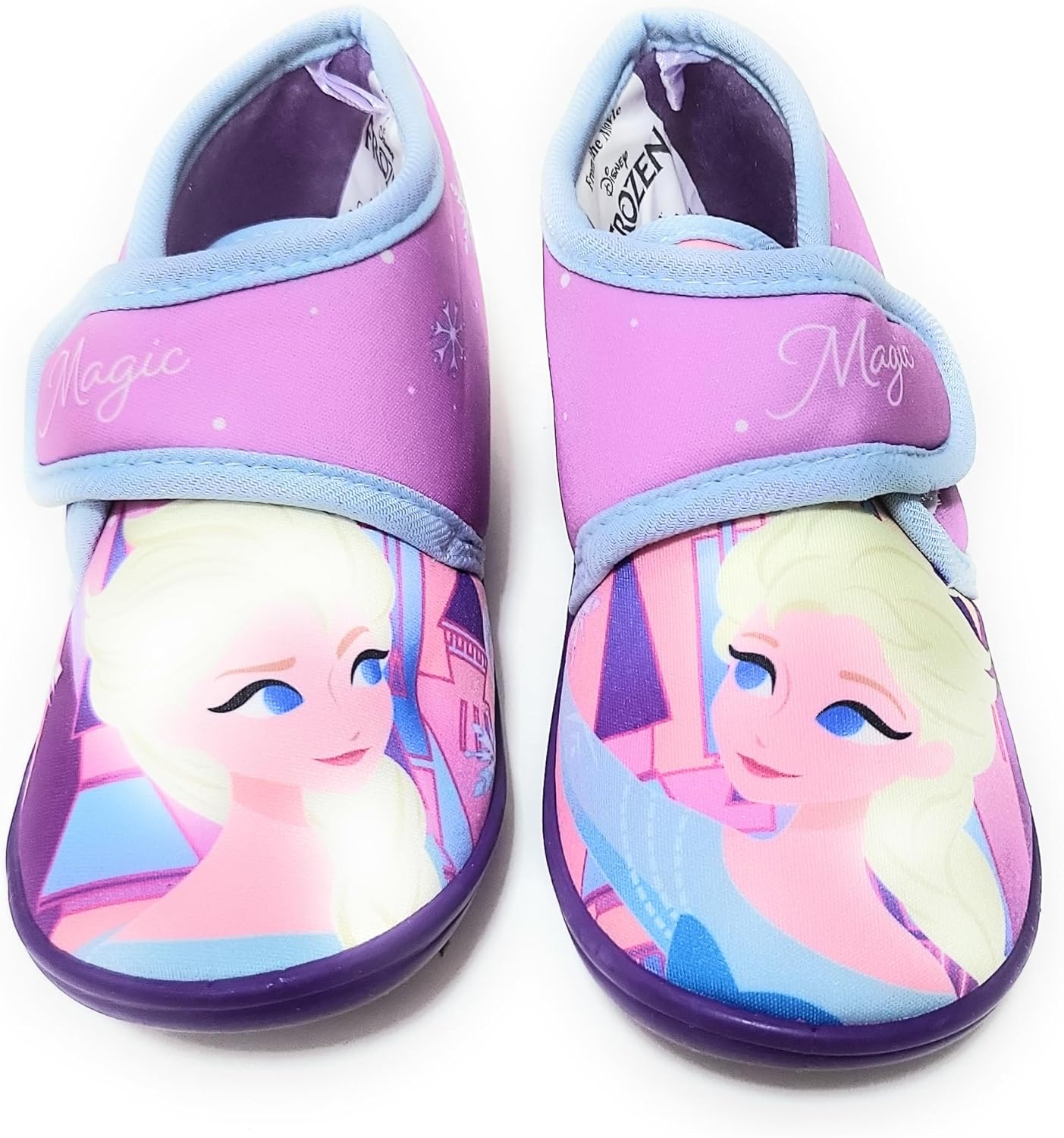 Chaussons demi-bottes Disney La Reine des Neiges Elsa à velcro pour fille – Image 4