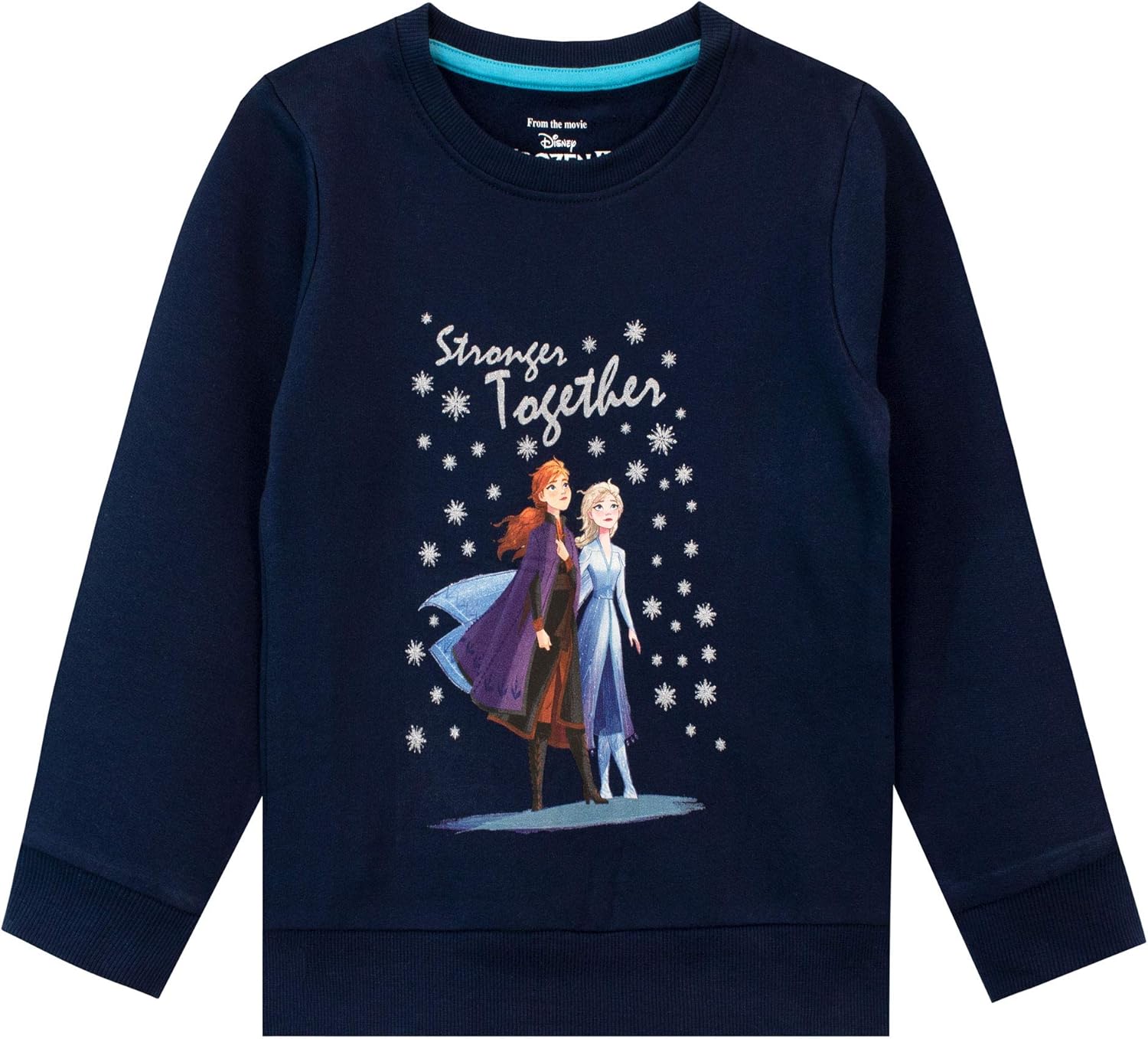 Sweat-shirt fille Frozen Disney, La Reine des Neiges en 100% coton