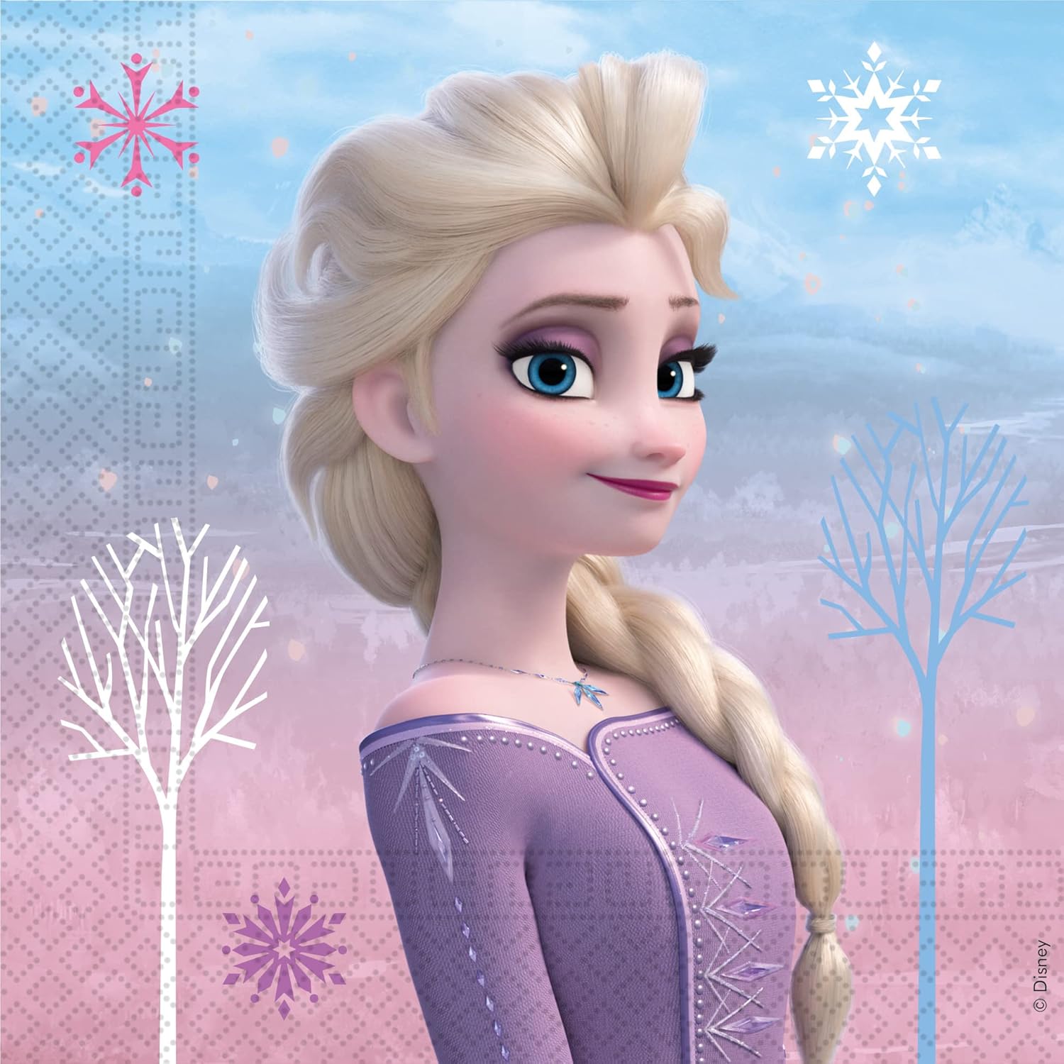 Set de fête Wind Spirit La Reine des Neiges 2, 52 pièces – Image 4