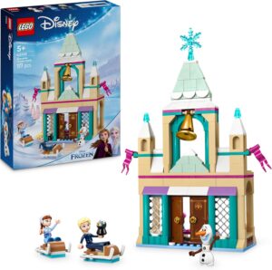 LEGO Disney La Reine des Neiges 43265 Château de glace d’Arendelle avec Anna, Elsa et Olaf