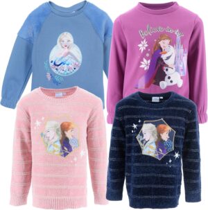 Sweat à capuche zippé Disney Frozen fille, bleu 1411, 6 ans