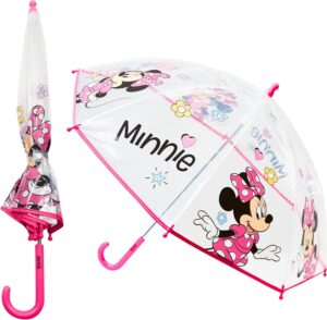 Parapluie cloche transparent Disney Stitch pour enfant, Reine des Neiges