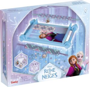 Kit bracelets Reine des Neiges Lansay avec métier à tisser Anna & Elsa