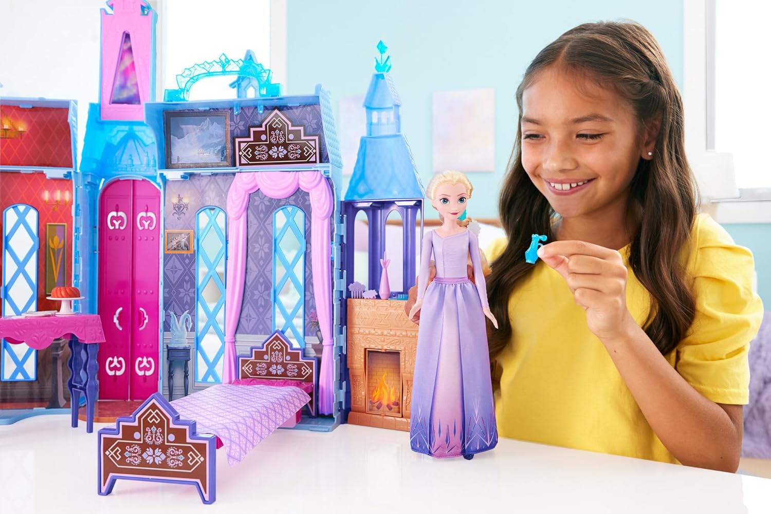 Château d’Arendelle Disney La Reine des Neiges 2 avec Elsa et 15 accessoires – Image 2