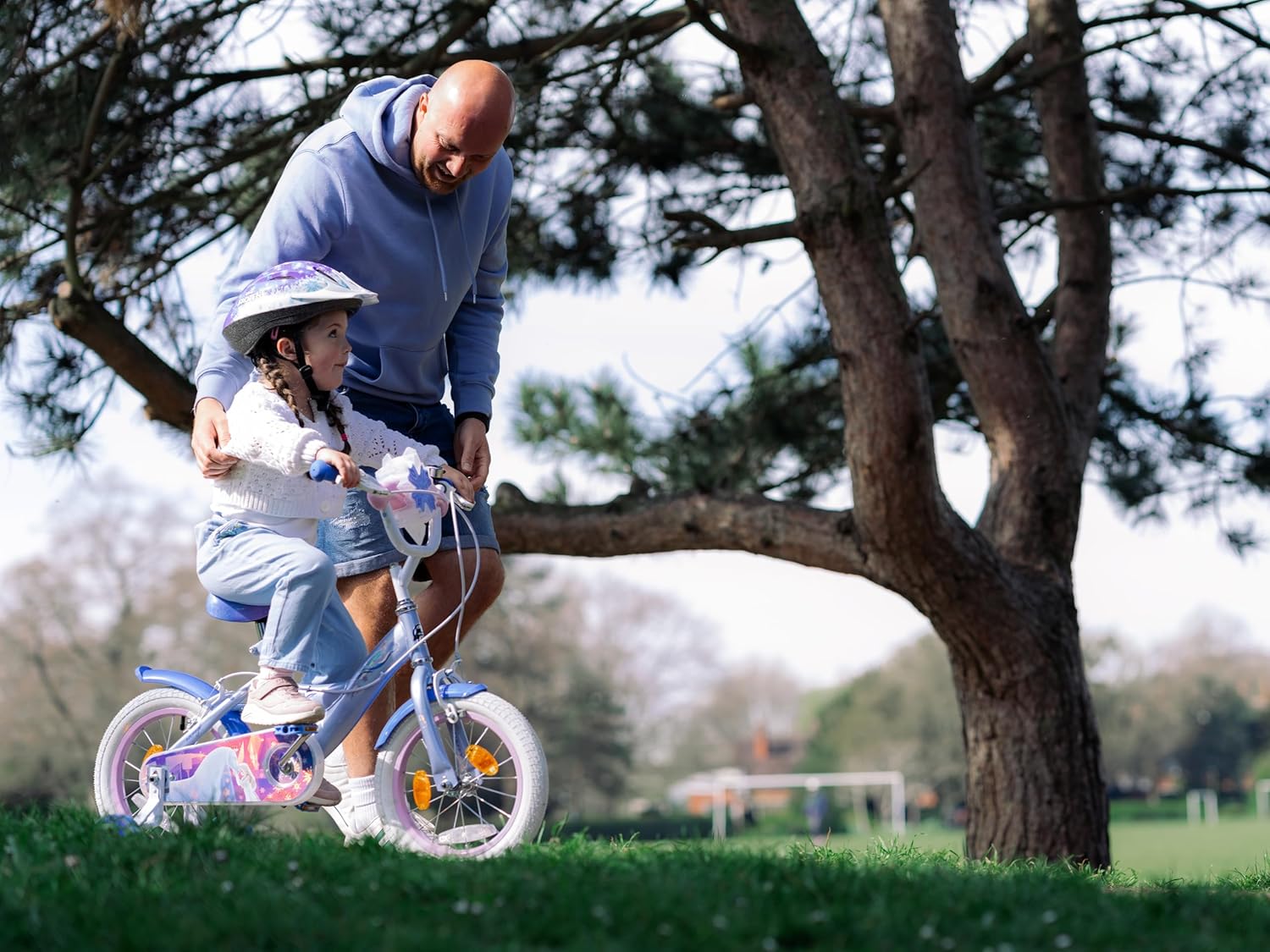 Vélo enfant Disney La Reine des Neiges 14" pour 4 à 6 ans – Image 8